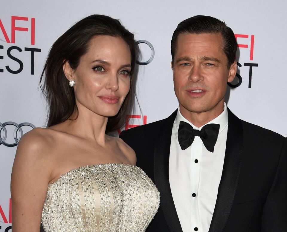  Brad split from wife Angelina Jolie in September last year