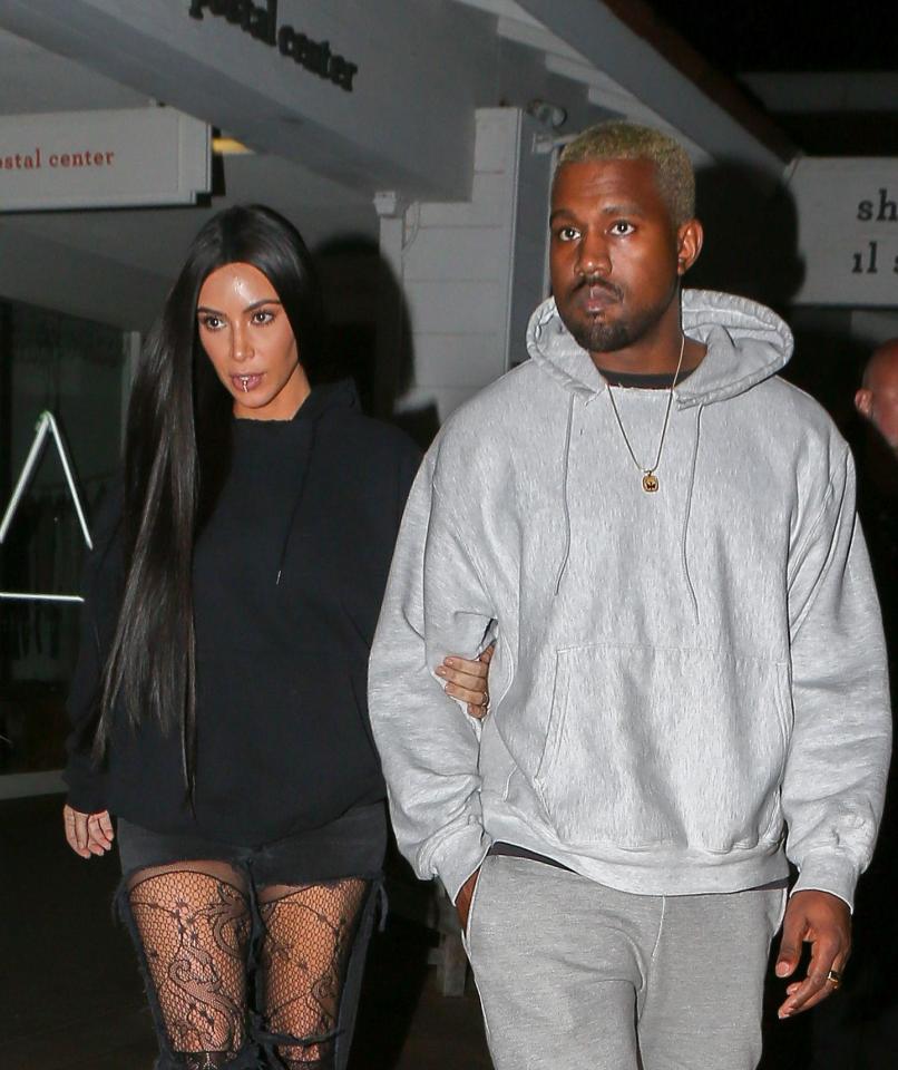  Kim and Kanye put on a united front on the outing