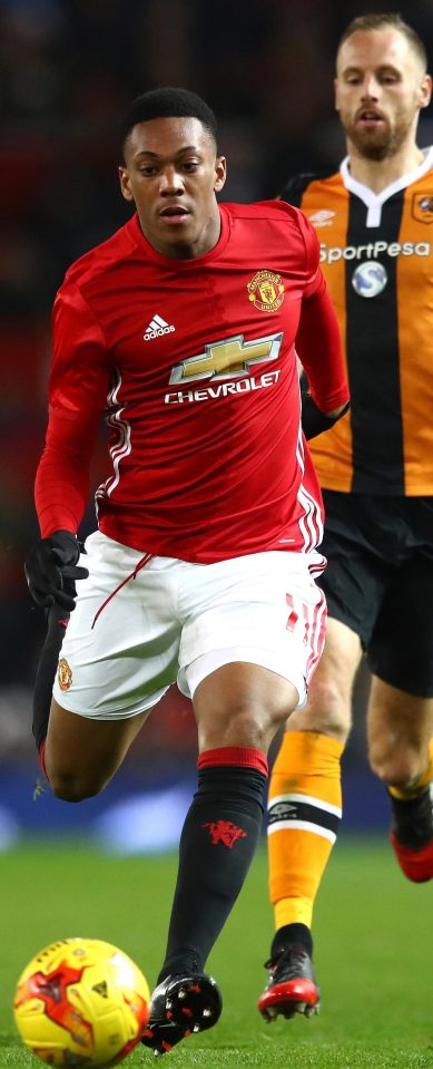 Anthony Martial could cost United another bob or two