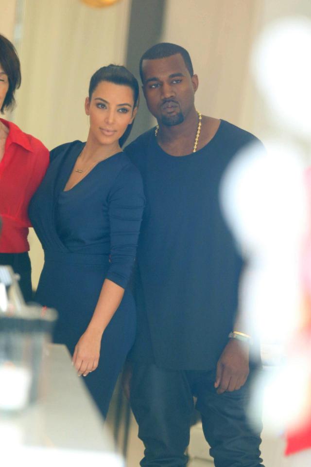  Kim and Kanye at the grand opening for their store Dash in 2012