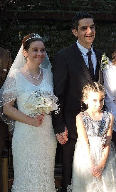  The young girl had been a bridesmaid at the wedding of her parents just two weeks ago