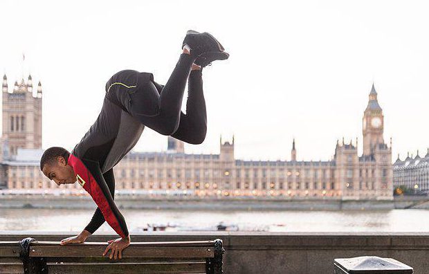  Parkour, also known as freerunning, involves climbing and jumping around buildings and outdoor terrain