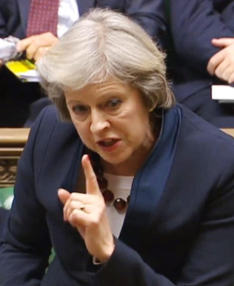  Theresa May was accused of being "in denial" over the scale of the NHS crisis