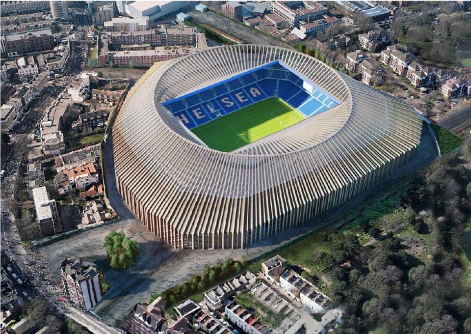  Chelsea's new stadium developments have been the butt of the internet's jokes