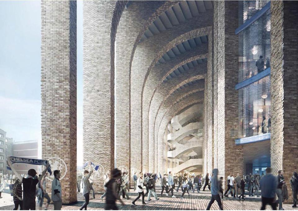  The new Stamford bridge has been compared to a food dicer and a slinky