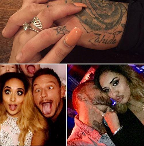  A photo Sean posted two days ago shows Zahida's name inked on his hand