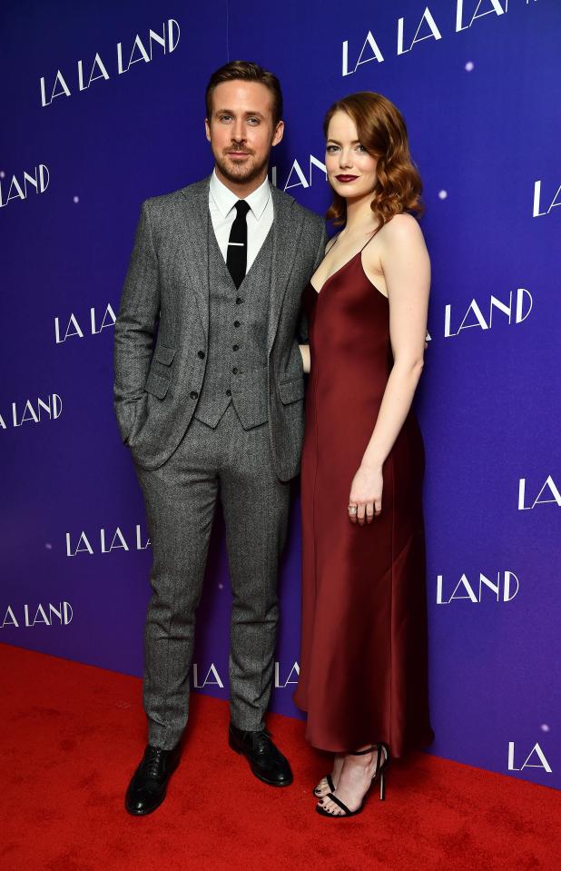  Ryan Gosling and Emma Stone appear at a VIP screening of La La Land in London