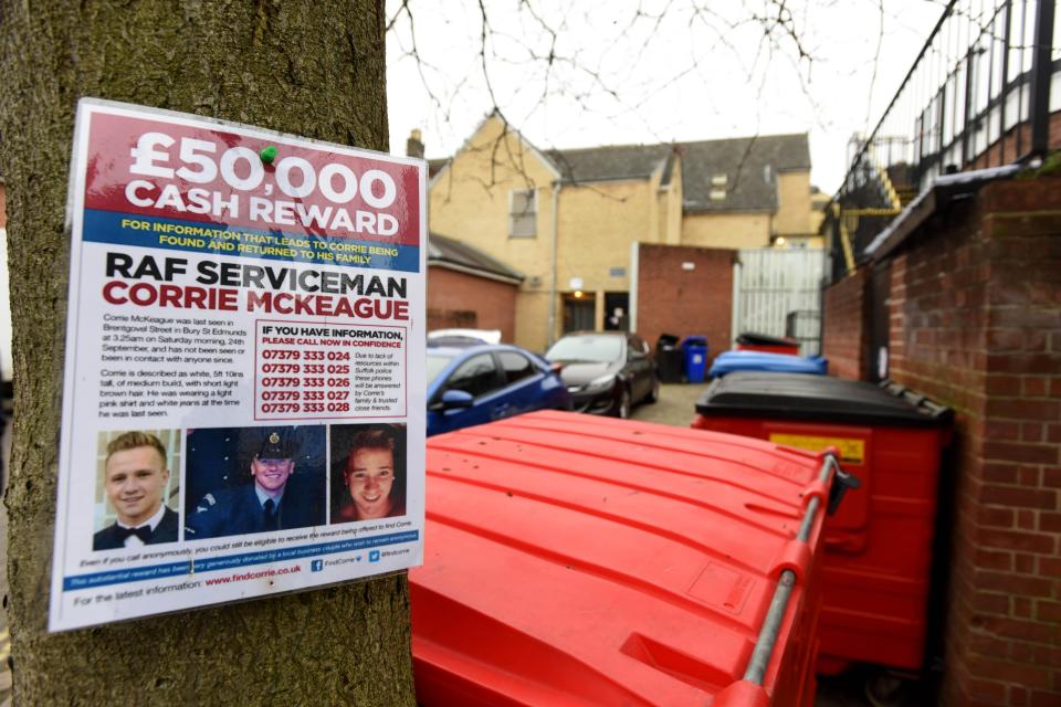  A reward is even up for grabs for information about Corrie's disappearance