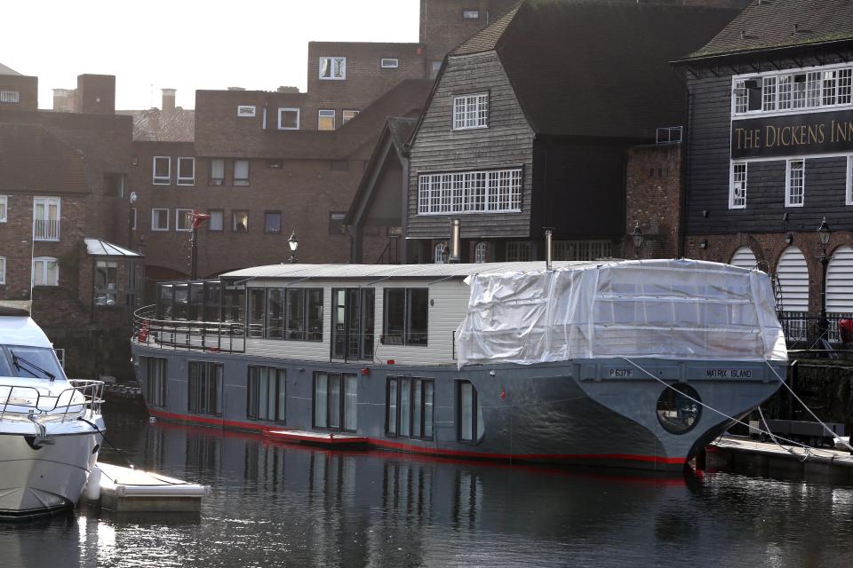  The 128-foot long craft could be yours for just £3.7million