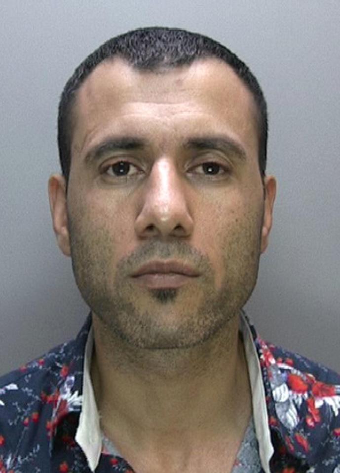 Convicted knife killer Jamshid Piruz, 34, was handed two life sentences for the brutal attack 