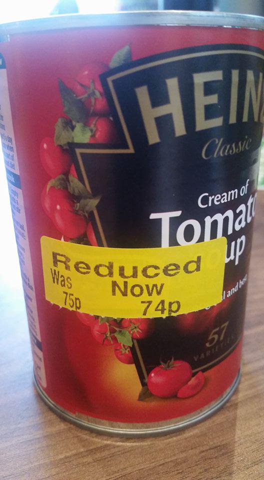 This other "bargain" was spotted at Sainsbury's earlier this week