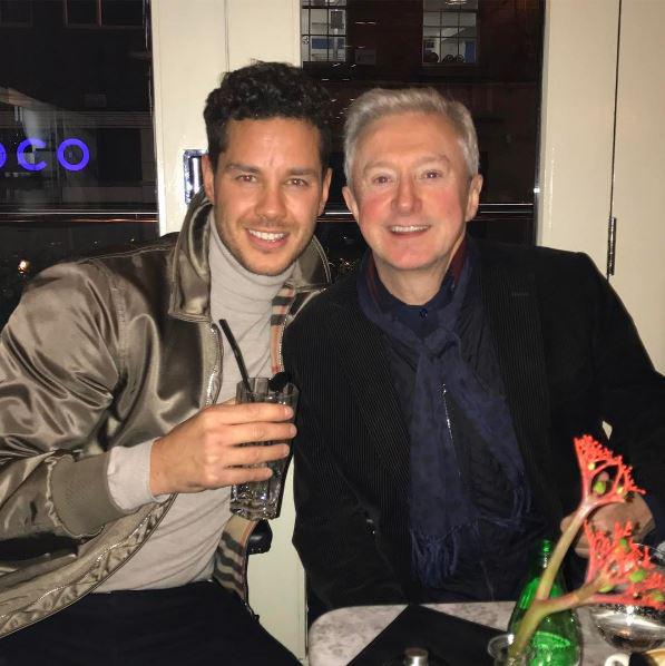  Scott and Ryan also enjoyed a drink with X Factor judge Louis Walsh