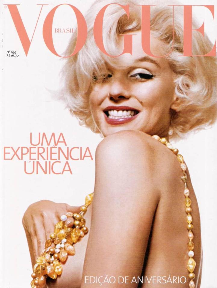  Marilyn Monroe on the Brazilian Vogue cover