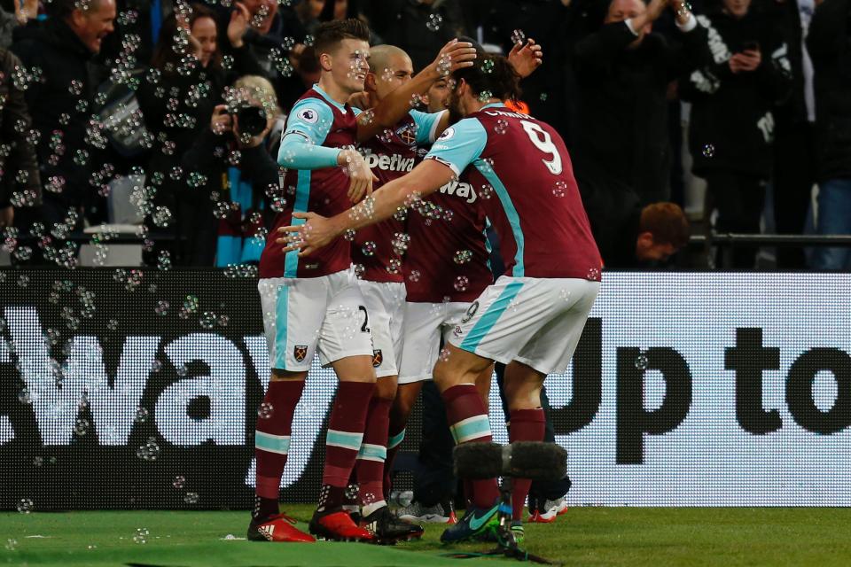 West Ham celebrate