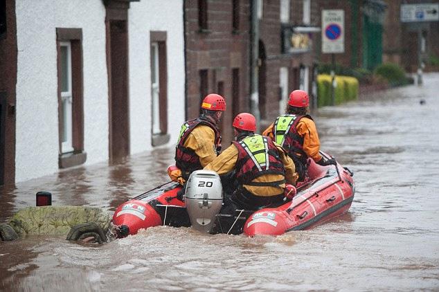  The cover of the book was based on this image of flooding in Uckfield, East Sussex in 2000