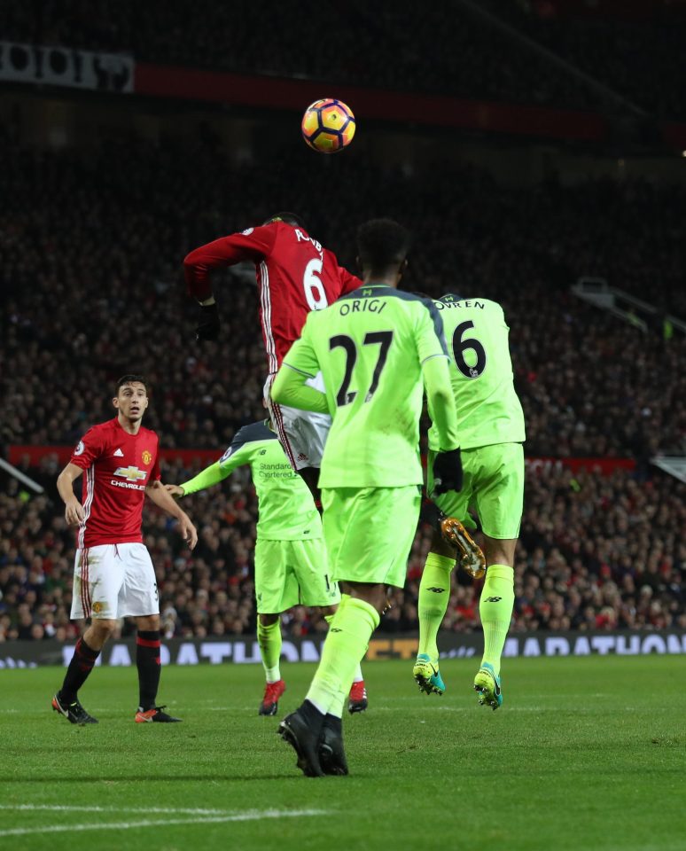  The disastrous moment Pogba handles the ball