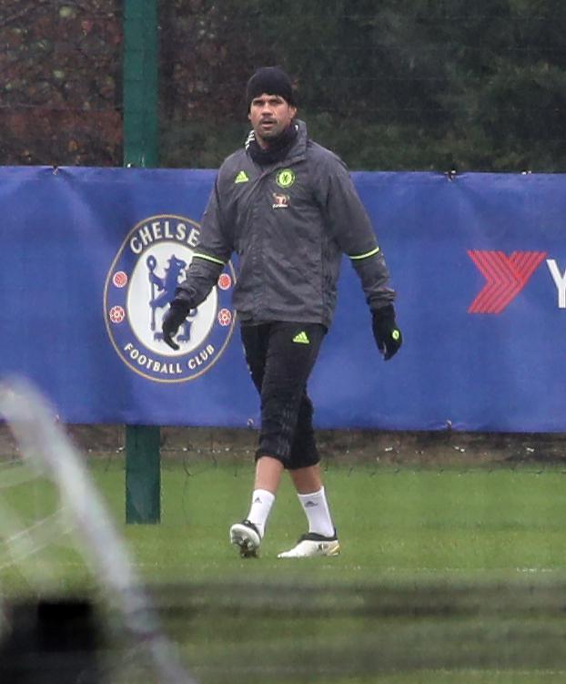 Diego Costa had previously been training alone following a training ground spat