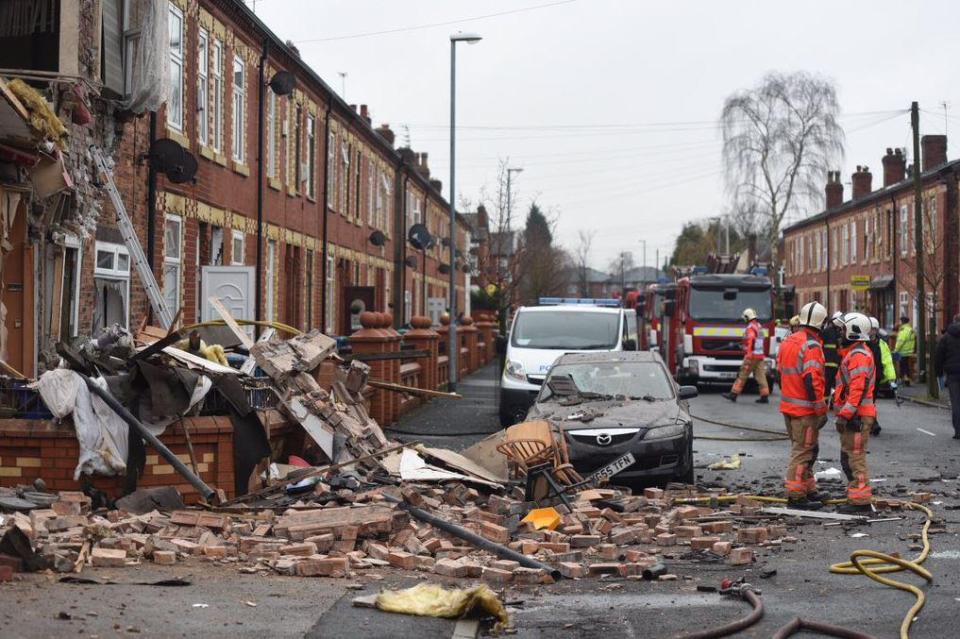  One man has been taken to Salford Royal Hospital following the explosion