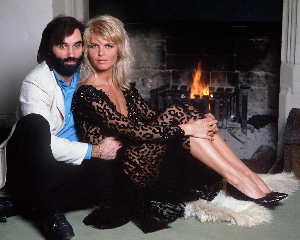 Angie Best with her husband of the time, George Best