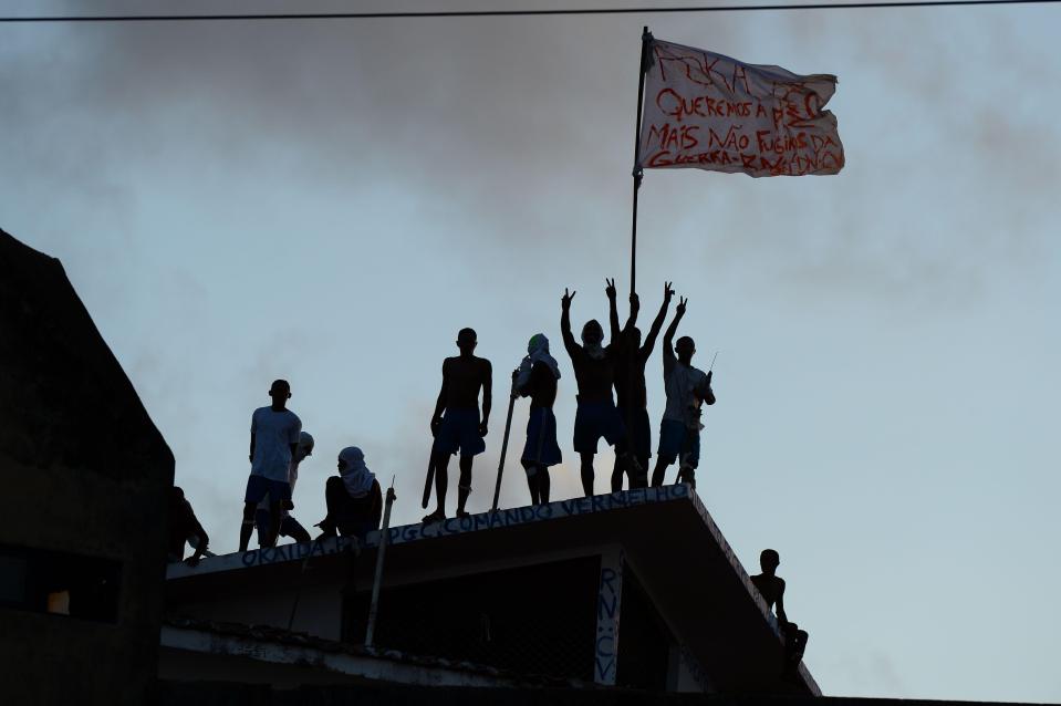  On Saturday a riot at Alcacuz prison in Natal saw 26 people killed, many of them having been beheaded