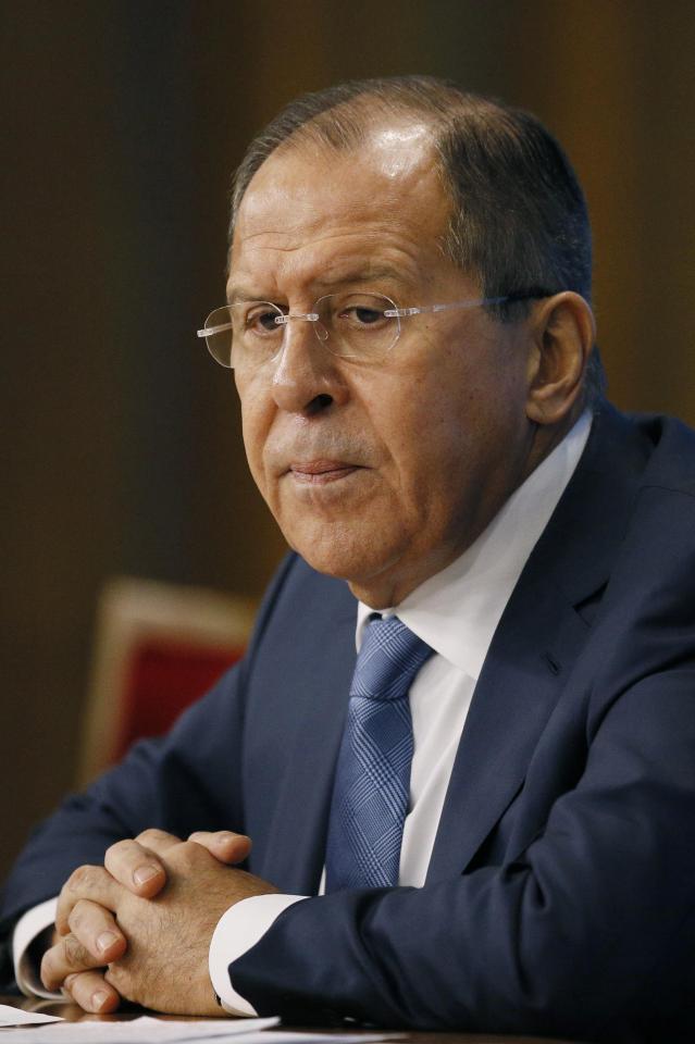  Russian Foreign Minister Sergei Lavrov said the document is full of 'phoney facts'