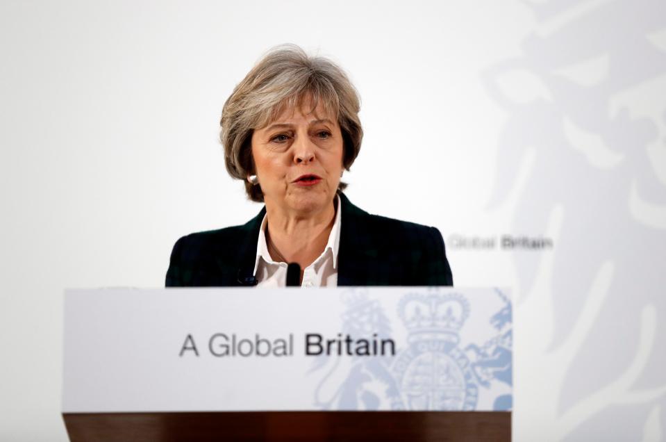  The PM has laid out her 12-point plan for Britain's departure from the EU