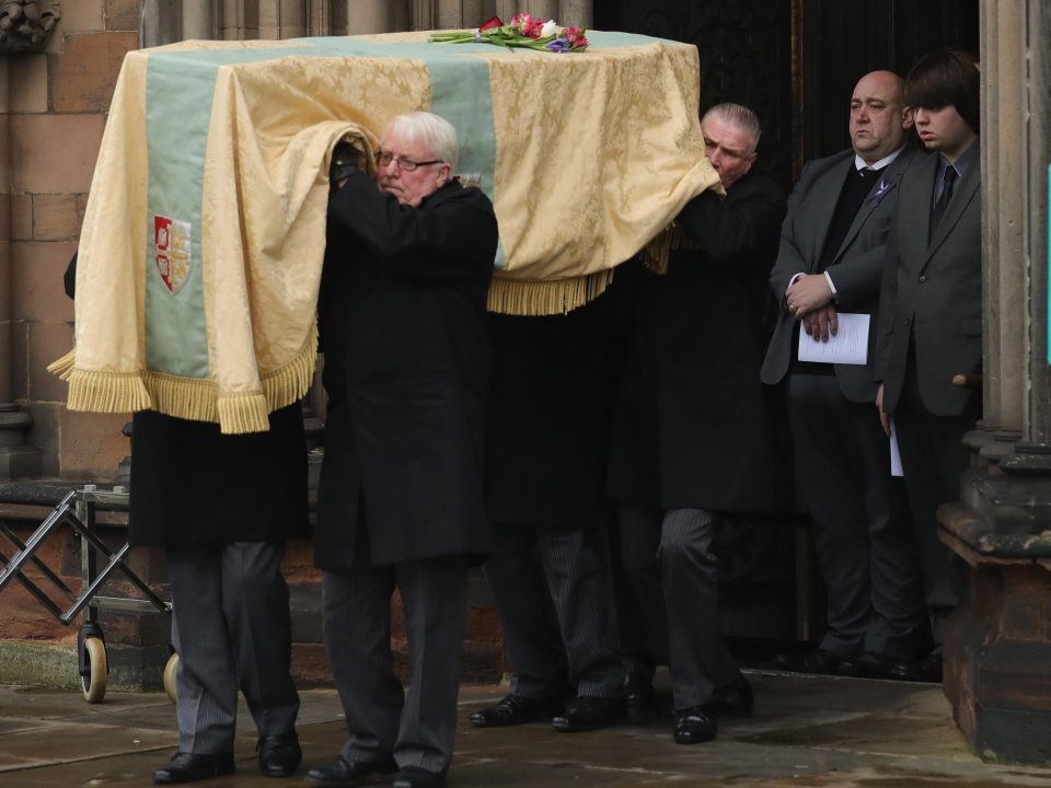 The service was held in Lichfield Cathedral on Tuesday