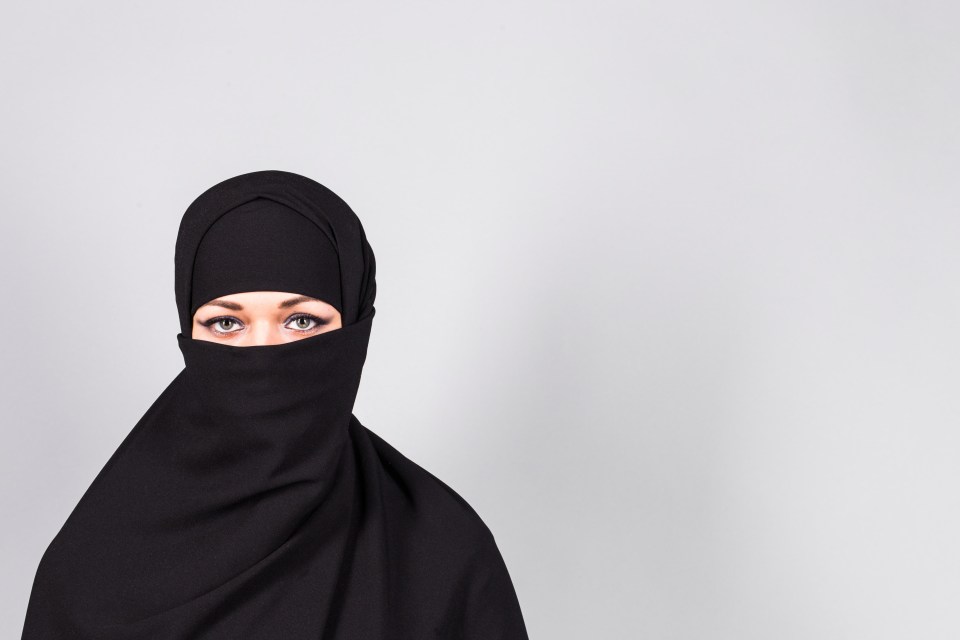 The niqab just leaves the eyes uncovered