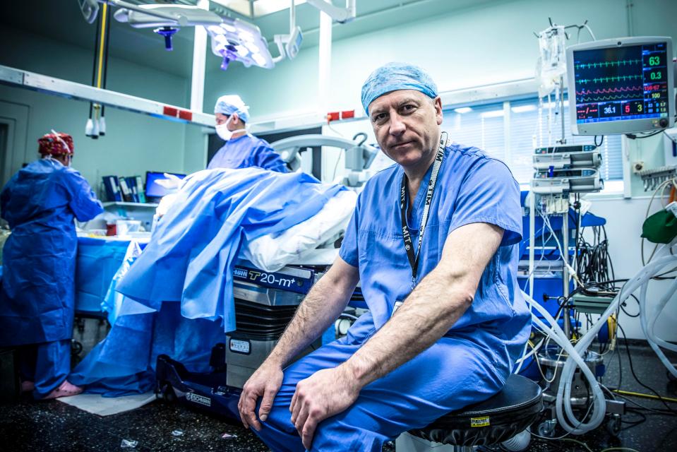 Dr O'Neill is one of the doctors competing for an intensive care bed for his patient