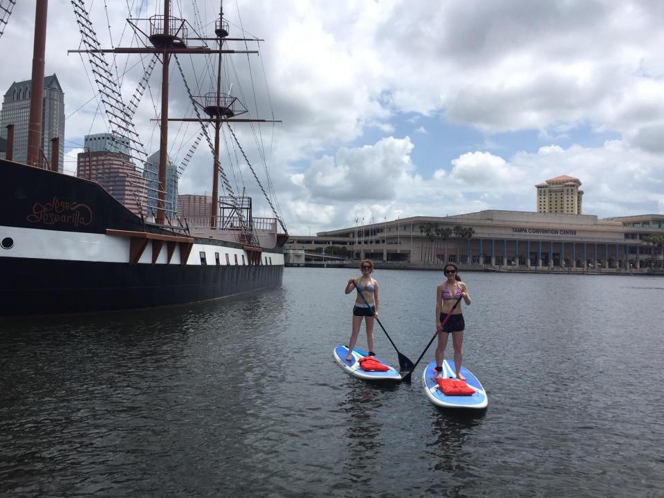  Ellie and pal on Hillsborough River