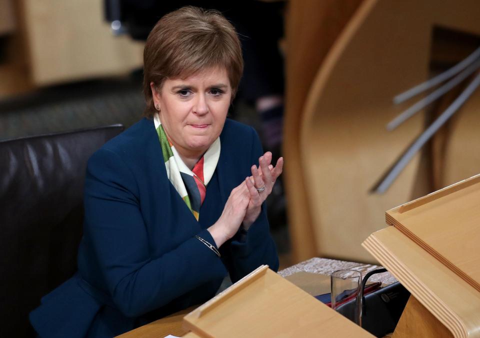  Nicola Sturgeon says she will bring forward plans for a second referendum on Scottish independence