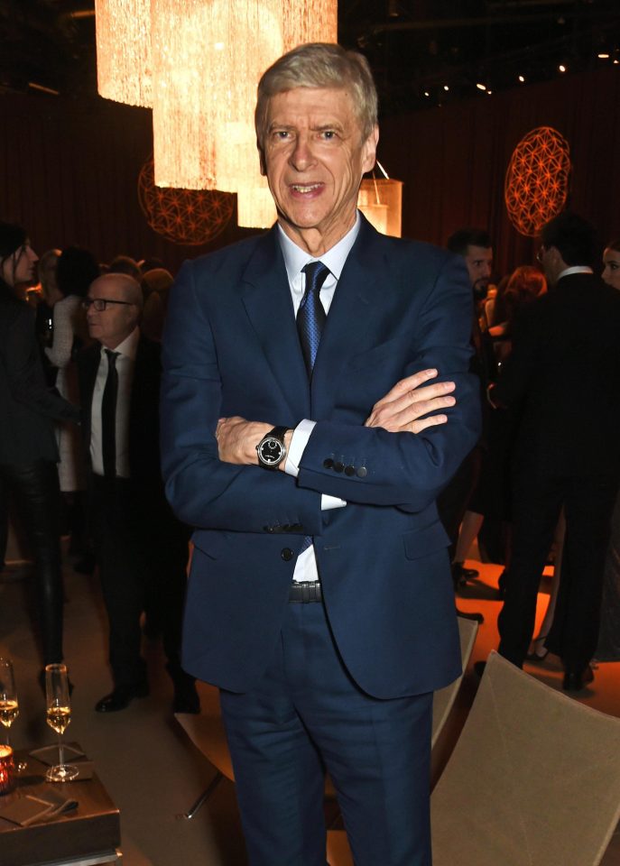  Arsenal boss Arsene Wenger was also in attendance to the plush event in Switzerland