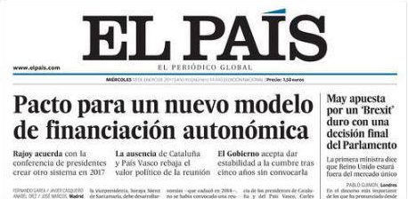  The story makes just a few lines in El Pais