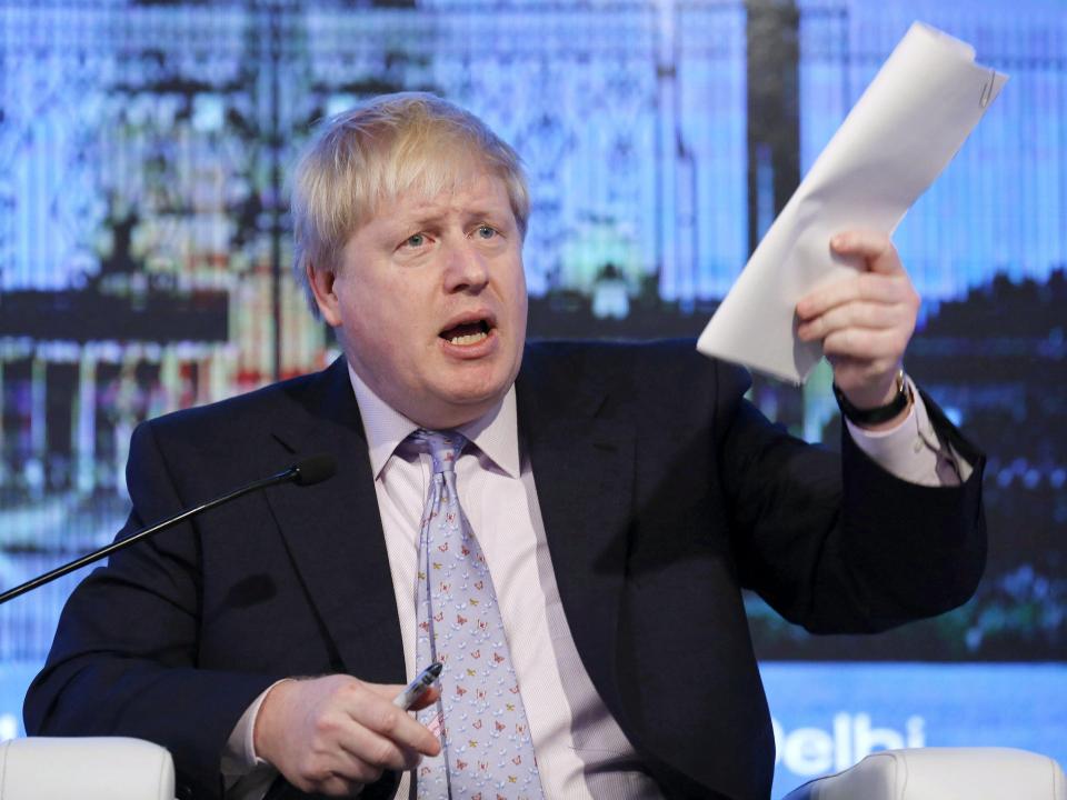  Today, Boris Johnson likened the French President to a prisoner of war camp commandant