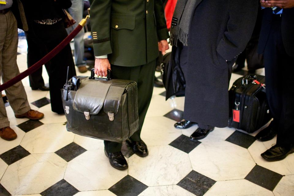  The so-called 'nuclear football' will never stray far from Trump's side