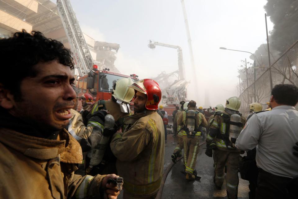  At least 30 firemen lost their lives when the building crumbled as they battled the blaze