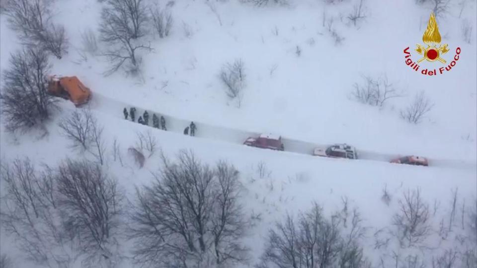  Progress has been slow as emergency teams try to reach the avalanche site