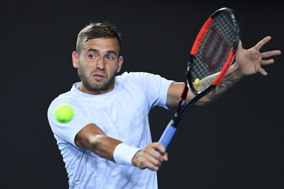  Nike have withdrawn funding from British no. 3 tennis player Dan Evans - so he has had to pay for his own cheap white t-shirt to play in recently