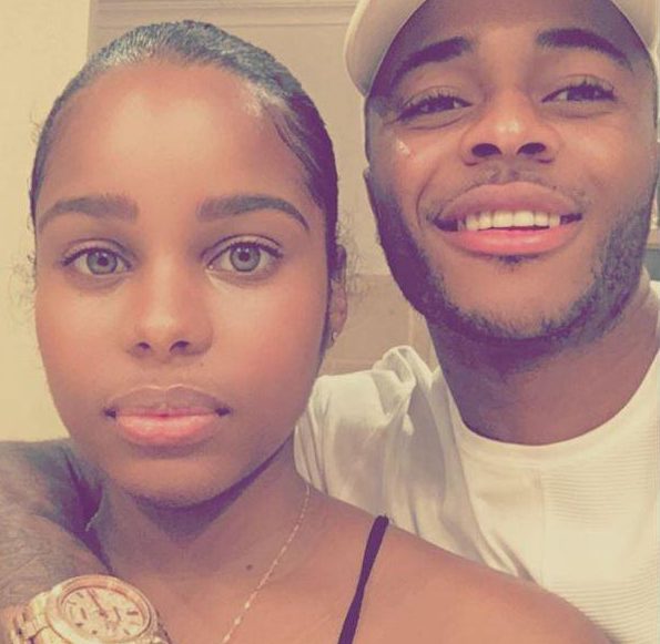  Raheem stayed with long-term girlfriend Paige during the birth of their son