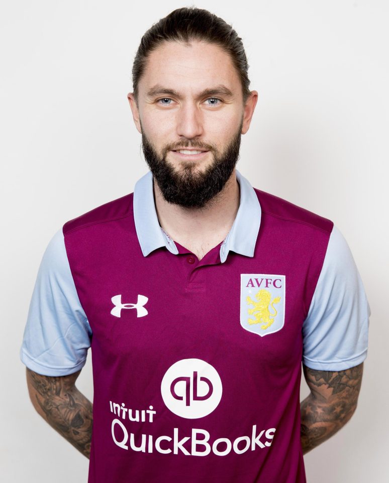  Lansbury puts on Villas claret and blue for the first time