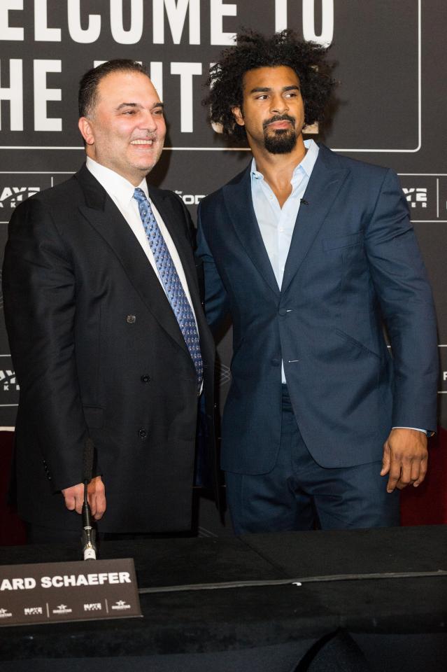  David Haye announced deal with boxing promotion giant Richard Schaefer