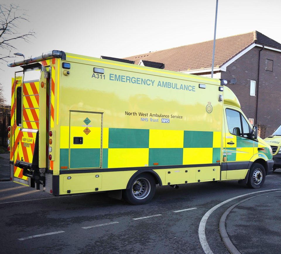  The Morrisons' delivery vans look strangely similar to the NHS ambulance above