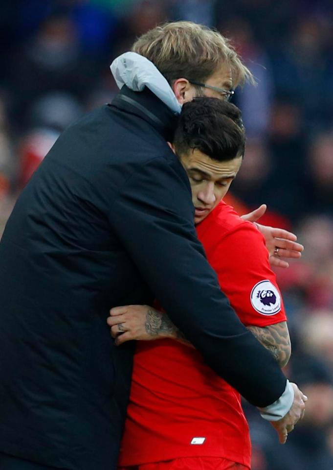 Klopp and his sharp-shooter Philippe Coutinho