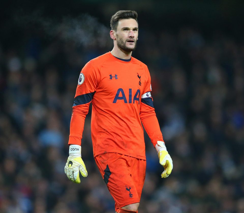  Tottenham's Hugo Lloris is another Premier League stopper near the top of the ranks