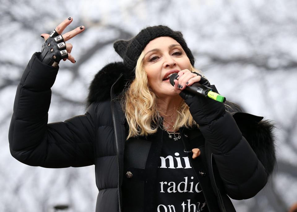  During Saturday's Women's March, Madonna said she wanted to 'blow up the White House'