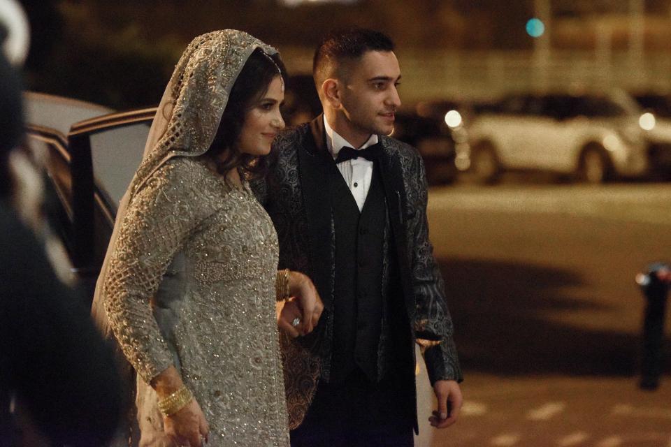 The former world champ's brother Haroon celebrated his marriage to wife Arifa in front of 1,000 guests in a lavish bash - but Amir didn't go