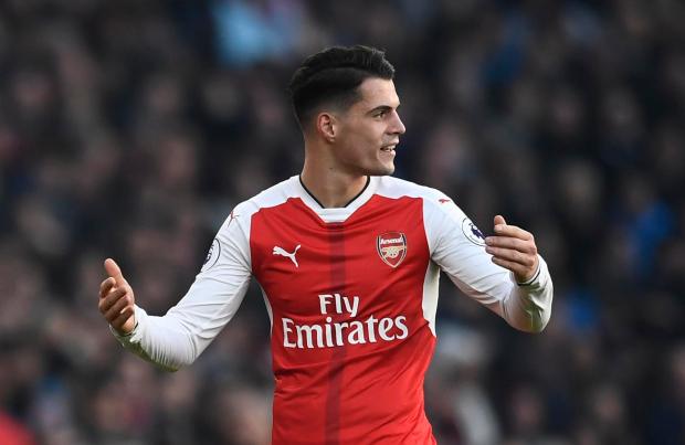 Granit Xhaka has been caught up in a race storm amid allegations of an incident at Heathrow Airport