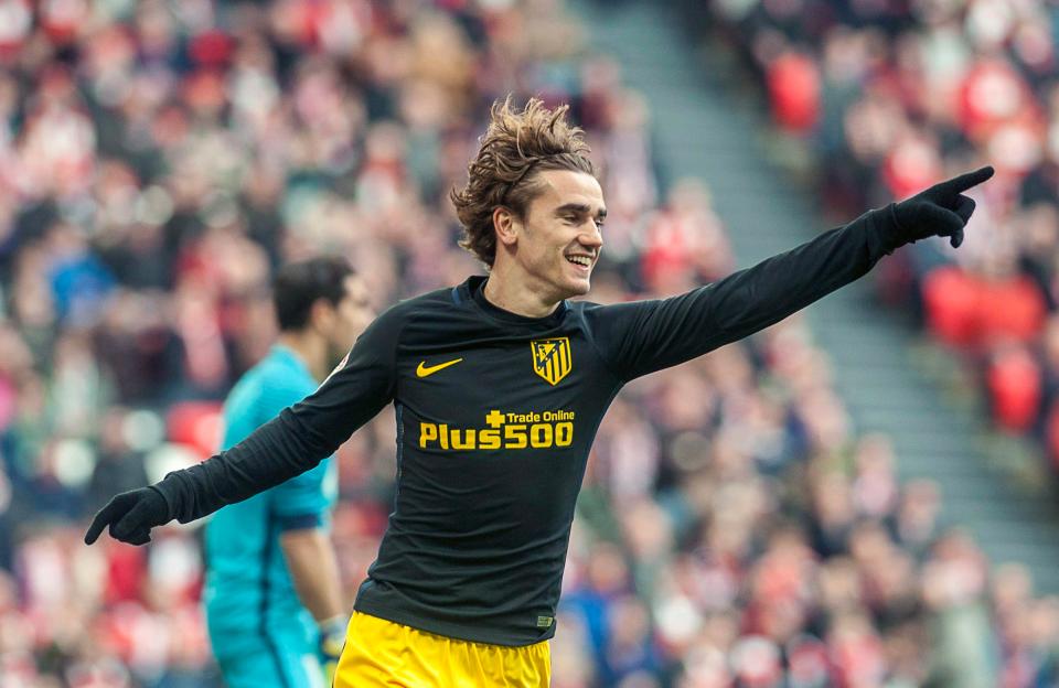 Antoine Griezmann has netted 14 times for Atletico this season