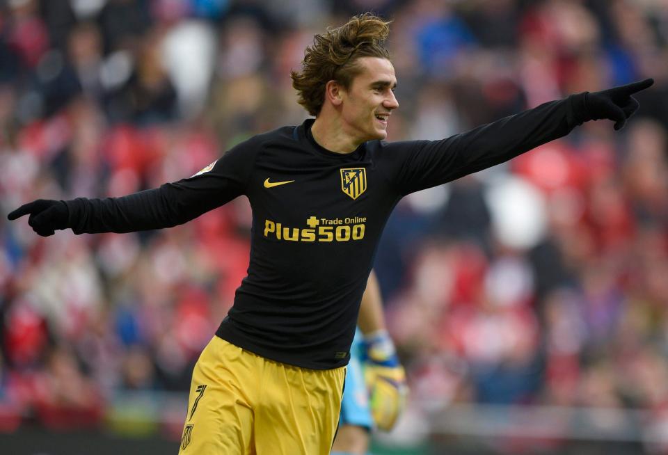  Atletico Madrid striker Antoine Griezmann is United's No1 target this summer