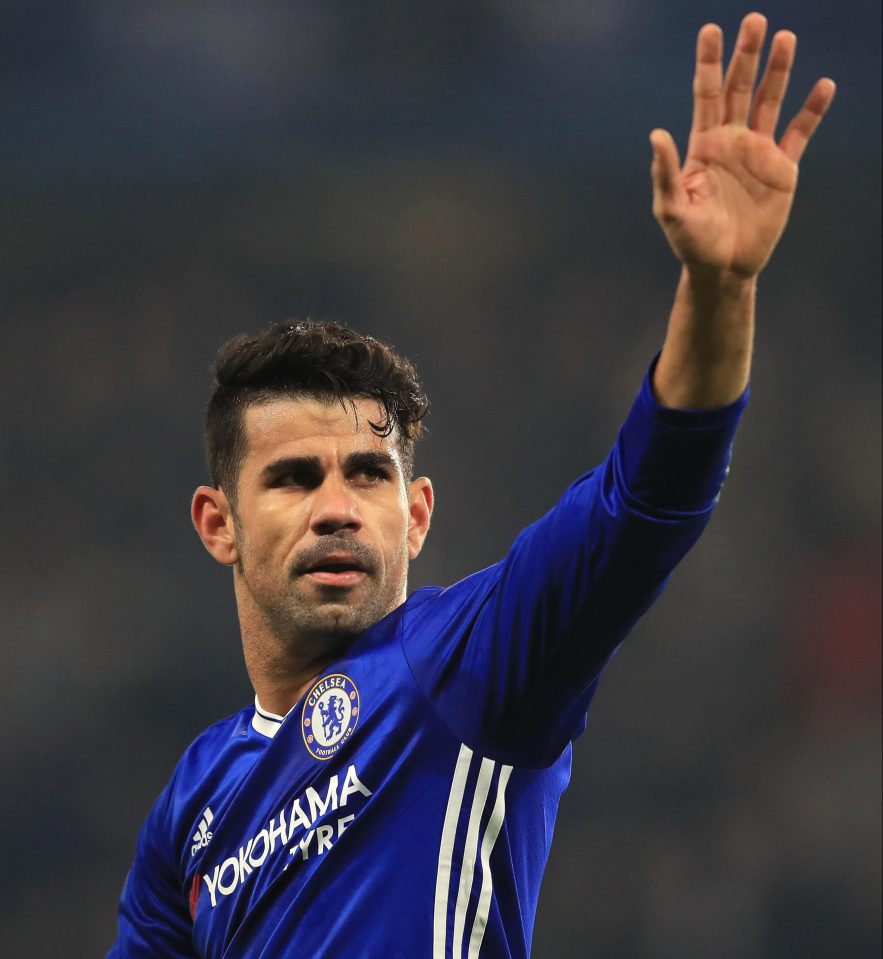 Diego Costa could soon we waving goodbye to the Blues